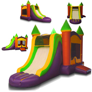 inflatable combo slide bouncer